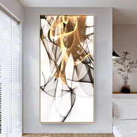 Peinture murale décorative populaire pour la maison, designs personnalisés, toile abstraite imprimée, affiche décorative pour salon avec cadre