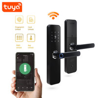 Porte numérique de sécurité multilingue Tuya Wifi Smart Home Verrouillage électronique de porte PST-HR07