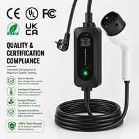 Chargeur de véhicule électrique portable 3,3 kW 7 kW Type 1 Type 2 NACS GB/T |   Fabricant OEM ODM personnalisé pour la vente en gros