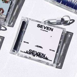 Porte-clés <span class=keywords><strong>CD</strong></span> en acrylique personnalisé Kpop Music Charms DIY Anime <span class=keywords><strong>Mini</strong></span> Album Vinyl Record Box Porte-clés - Product Image 1