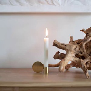 Candelabros Redondos de Latón Puro con Tapas para Decoración del Hogar y Diseño de Interiores - Product Image 2