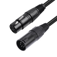 Câble XLR 3 broches Câble microphone 3 broches mâle à femelle