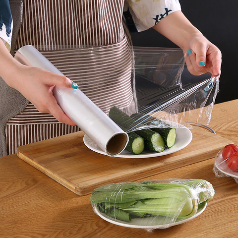 Food Keep Fresh clear Pvc Food Grade Stretch Wrapping Cling Film Casting Cling Film Plastic Roll Film