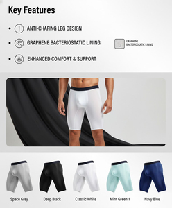 Hygieia Wholesale Private Label <strong>Men's</strong> Long Leg Underwear Anti-Friction Micro Modal Boxer <strong>Briefs</strong> for <strong>Men</strong> - Product Image 4