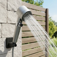 Douche extérieure portable à batterie, robinet de douche électrique haute pression pour la vente en gros