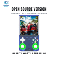 Konsol Game Genggam R36 Ultra Open Source WIFI Pertarungan Dua Pemain Permainan 3D Nuansa Arcade 128GB 40000+ Permainan Retro OEM