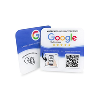 Autocollants de table NFC en acrylique, Autocollants de menu NFC personnalisés en acrylique, Plaques de menu NFC en acrylique, Supports de menu NFC en acrylique
