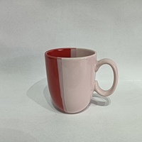 Service de table en céramique rayé mauve, lavande et blanc, compatible lave-vaisselle, écologique, Coupe