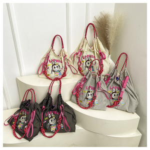 Bolso <span class=keywords><strong>Bandolera</strong></span> Casual de Nylon con Bordado de Diez Mil Agujas Estilo Japonés, Diseño Fresco de Primavera para Mujer - Product Image 2