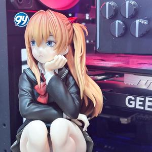 [Limitado] Evangelion Asuka Langley Crouching Pose figura Anime modelo coleccionable regalo en caja - Product Image 4