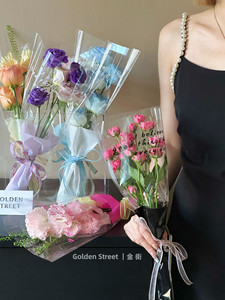 ขายส่งถุงบรรจุภัณฑ์กุหลาบช่อดอกไม้วันวาเลนไทน์ห่อชุดเดียว marsupialism - Product Image 3