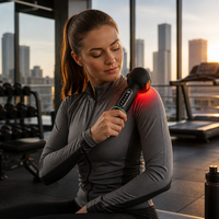 Pistola de Masaje Muscular Profesional Personalizada, Inalámbrica, Eléctrica, de Alta Intensidad, Dispositivo de Percusión