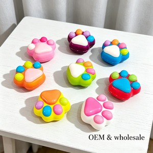 Juguete Antiestrés Sensorial Mini Pop <span class=keywords><strong>It</strong></span> de Patita de Gato, Burbujas para Presionar, para Niños y Adultos, Recuerdo de Fiesta de Bolsillo - Product Image 1