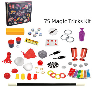 AiJH 75 Juguetes de Magia, Kit Educativo de Cadenas de Anillos Mágicos de Plástico para Niños de 4 a 14 Años, Set de Accesorios para Trucos de Magia Callejera - Product Image 3