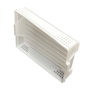 Plateau à pain en plastique personnalisé, panier à fruits et légumes en maille, caisses en plastique de qualité alimentaire, boîte à nourriture empilable - Product Image 3