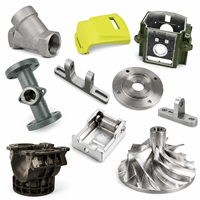 Pièces moulées en fonte ductile HT200, GGG50, GGG40, QT450, de précision, par moulage à la cire perdue et à gravité, pour la vente en gros et la fabrication OEM
