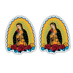 Custom la nostra signora <span class=keywords><strong>di</strong></span> Guadalupe spille per cappelli vergini disegna la tua spilla smaltata con smalto morbido e brillante - Product Image 3