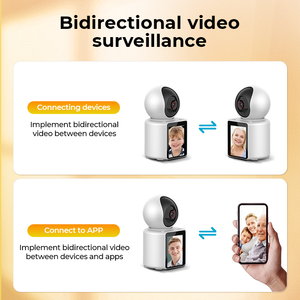 Cámara WiFi PTZ de Interior con Pantalla de 2.8 Pulgadas, Grabación de 24 Horas, Tarjeta SD, Audio Bidireccional, Videollamadas, CMOS IP65, <span class=keywords><strong>1</strong></span> Año, 5MP, 350 - Product Image 4