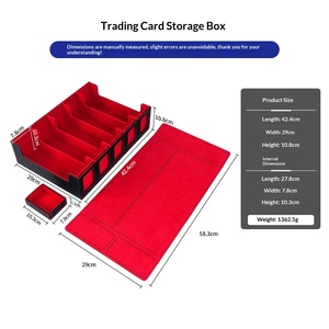 Estuche de Almacenamiento de Tarjetas de Cuero PU Shenglu, Diseño Portátil de 5 Filas, Capacidad para Más de 3900 Tarjetas PTCGed de Pokémon, con Ventana de Exhibición - Product Image 3
