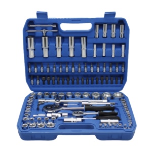 Diverses spécifications Jeu de douilles Boîte d'emballage personnalisée Réparation automobile 108pcs Outils Clé à cliquet - Product Image 1