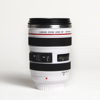 Mode souvenir à la mode drôle camping en plein air blanc noir 400ml DSLR caméra forme de lentille tasse à café, tasse de caméra, tasse de voyage d'appareil photo
