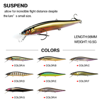 Leurres de pêche flottants M097, appât de natation, Jerkbait VISION ONETEN jr, 9.8cm, 10.5g