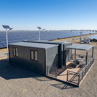 Maison conteneur mobile préfabriquée en usine, solution clé en main prête à l'emploi, tailles personnalisables, extensible