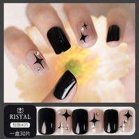 Nouvelle conception, vente en gros, ongles pressés en ABS de haute qualité, faux ongles, couverture complète des doigts, pré-conçus, respectueux de l'environnement, art des ongles