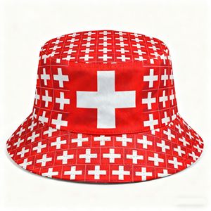Gorra Deportiva Personalizada de Fútbol con Bandera de Club Nacional Suizo, Gorro de Pescador para Aficionados al Fútbol, <span class=keywords><strong>Rugby</strong></span> y Deportes de Equipo - Product Image 2