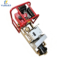 Winch Diesel 8T dengan Kapstan, Penggulung Kabel Cepat, Drum Hourglass Berwarna Merah, Gearbox, Tuas, Pegangan, Basis Tabung Persegi, Konstruksi Maksimal