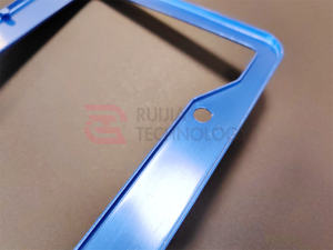 Marco de Matrícula Metálico <span class=keywords><strong>Azul</strong></span> Resistente Personalizado, Pedido Urgente, Descuento por Volumen - Product Image 2