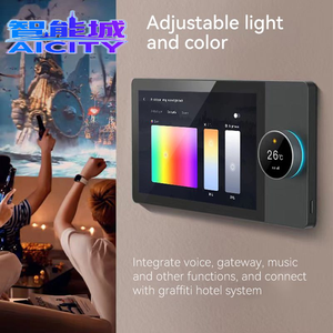 SQ 2025 AICITY Panel de Control Inteligente Zigbee para Hogar Inteligente, Pantalla Táctil de Pared Multifunción de 8 Pulgadas con Música, Centro Android - Product Image 3