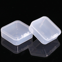 SUNSHING Taille externe 55x55x20mm Taille interne 51x51x18mm Boîte en plastique multifonctionnelle PP Mallette à outils Super Clear PP Case