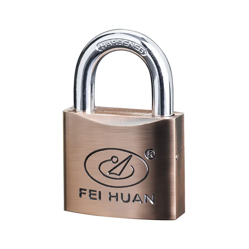 heavy duty good quality cheap safety antique red-plated copper AC - plated iron lock padlocks