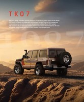 Voiture télécommandée tout-terrain 4x4 RLAARLO TK-07 à l'échelle 1/7, modèle réduit de véhicule d'escalade RC, camion tout-terrain télécommandé