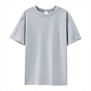 เสื้อยืดคอกลมแขนสั้นผ้าฟลีซเนื้อหนาคุณภาพสูง 100% ผ้าฝ้าย ยูนิเซ็กซ์ เป็นมิตรกับสิ่งแวดล้อม สไตล์สตรีทแวร์  แบบเรียบๆ สั่งทำได้ - Product Image 4