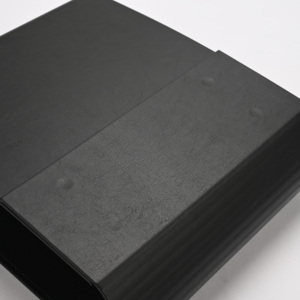 Carpeta de Anillas en D de Cuero PU de <span class=keywords><strong>3</strong></span> y 4 Pulgadas, Mecanismo de Metal Negro de <span class=keywords><strong>3</strong></span> Orificios, Lomo Redondeado de 7 Nervaduras, Logotipo Personalizado al por Mayor - Product Image 2