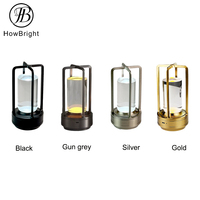 Lampe de table LED à trois couleurs à intensité variable avec abat-jour en métal - Éclairage moderne pour chambre à coucher et bureau Blanc 3000K/4000K/6000K Température de couleur