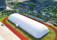 Dôme sportif gonflable écologique avec panneaux de contrôle intelligents
