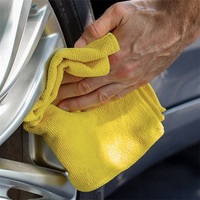 Prix de gros Serviette de nettoyage de voiture Miroir en verre Serviettes de nettoyage en microfibre pour logo de voiture