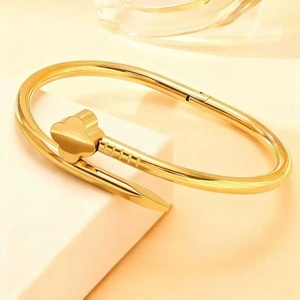 Cross Border Accessories Minimaliste Stainless Steel Men's Ethnic <b>Jade</b> Butterfly Design Fashion <b>Bangles</b> Brilliant Pigment Loss - Product Image 2