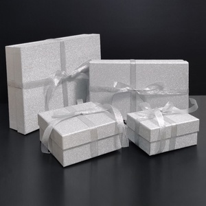High Quality Sparkly Glitter Packaging <b>Gift</b> <b>Boxes</b> <b>Large</b> Glitter <b>Gift</b> Box Packaging Present Festival Party Custom <b>Gift</b> Box - Product Image 3
