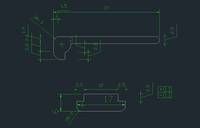 Charnière de porte escamotable HM1183 à 6 trous, en laiton, finition satinée/mate, 3 mm, 180 degrés, garantie 3 ans, moderne et facile à installer