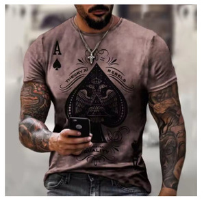 <span class=keywords><strong>เสื้อ</strong></span>ยืดพิมพ์ลายดิจิตอล 3 มิติ Fitspi Men สำหรับผู้ชาย ผลิตตามสั่ง ลายกราฟิกสัตว์ สไตล์ลำลอง ผ้ายืดผสมโพลีเอสเตอร์ ขายส่ง - Product Image 4
