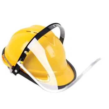 PPE PLUS 2023 ABS Helm Keselamatan Konstruksi Pengelasan Model Baru Topi Keras Kuning Kualitas Tinggi dengan Visor