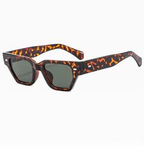 Gafas de Sol Cuadradas Retro 2025 con Logotipo Personalizado, Gafas de Sol Rectangulares con Marco Pequeño y Protección UV400 para Hombre y Mujer - Product Image 4