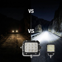 Luz de Trabajo LED para Minería de 120W, IP69K Impermeable, 9-32V, ECE R10 CISPR25 Clase 4 para Equipo Pesado