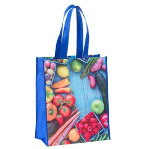 Sac de courses en non-tissé personnalisé, durable, avec logo imprimé en gravure, laminé mat - Product Image 1