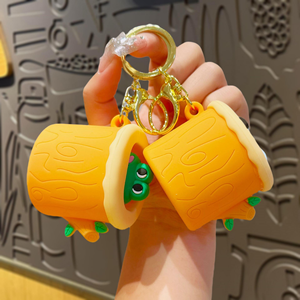 จี้พวงกุญแจซิลิโคนแบบบีบของเล่น-กบและแพนด้า-สำหรับของขวัญของที่ระลึกสำหรับทุกเพศอายุ5ถึง8ปี - Product Image 4