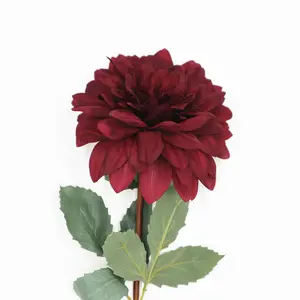 सजावट के लिए कृत्रिम लाल डाहलिया फूल व्यवस्था के लिए घर शादी कंचुकी Centerpiece फूल